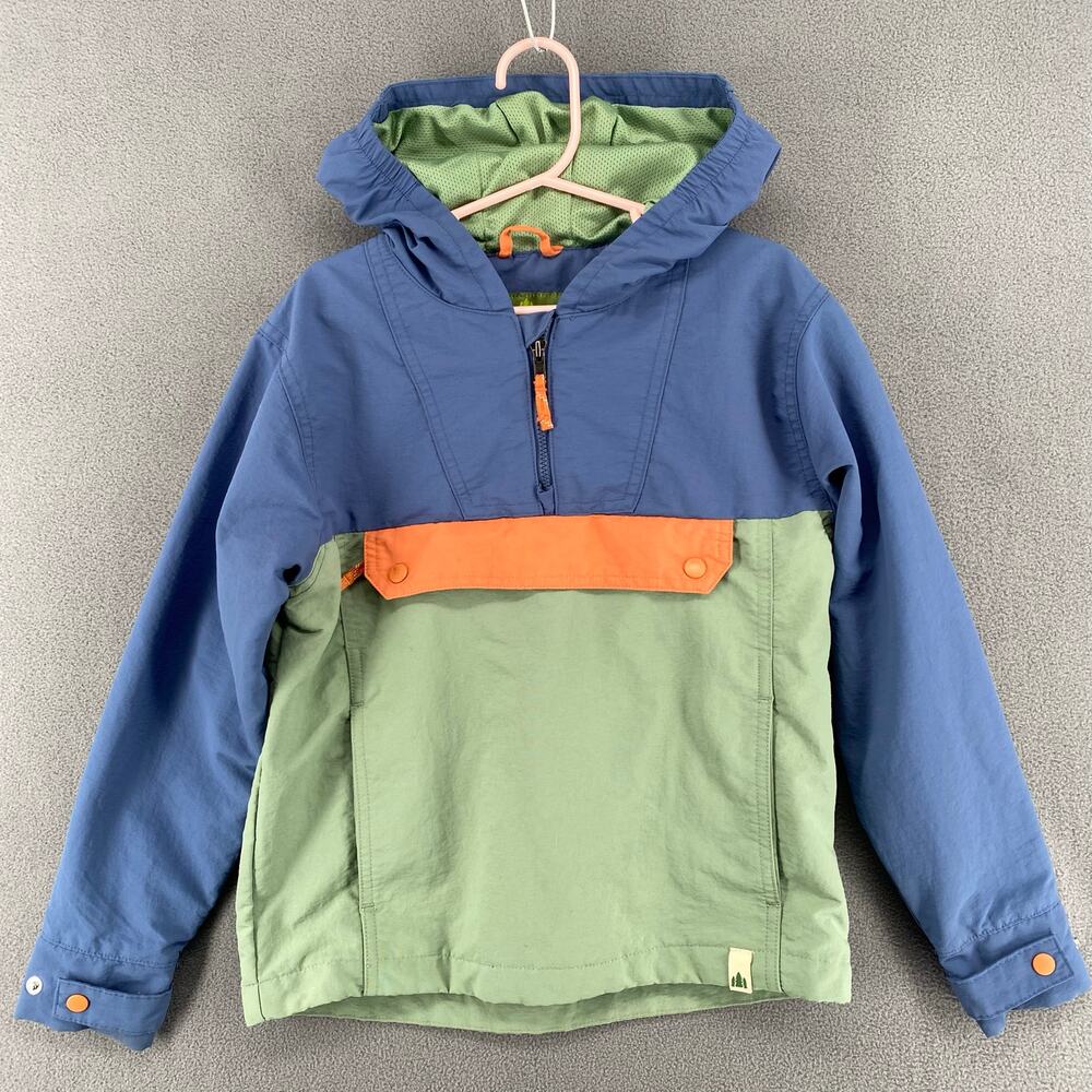 Lake Trail Pullover Outdoor Hoodie Kids S‎ 6/7 Color Block Nylon Water Resistant